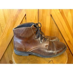 BED STU Leather Men Boots Size 10 Brown